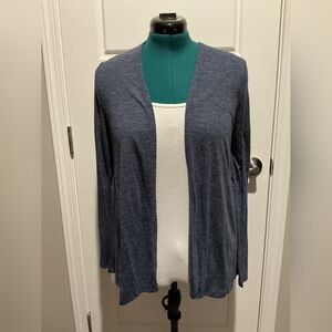 Old Navy Women's Heather Blue Knit Cardigan